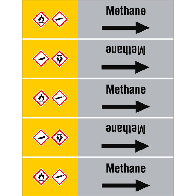 ISO 20560 Pipe Markers  Gas