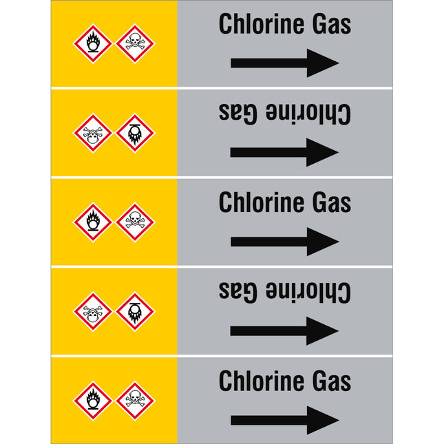 ISO 20560 Pipe Markers  Gas