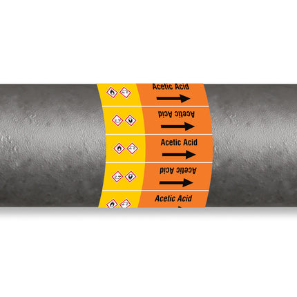 ISO 20560 Pipe Markers  Acids