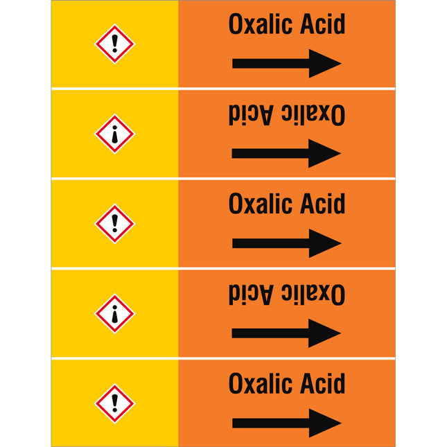 ISO 20560 Pipe Markers  Acids