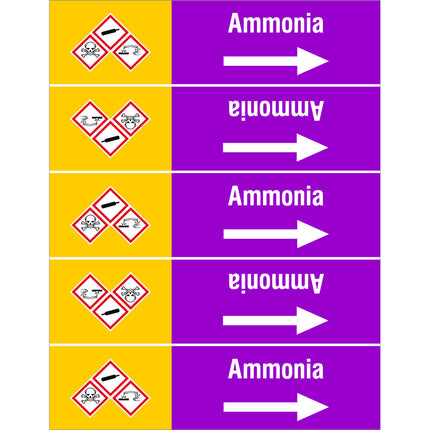 ISO 20560 Pipe Markers  Alkalis