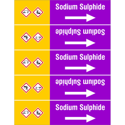 ISO 20560 Pipe Markers  Alkalis