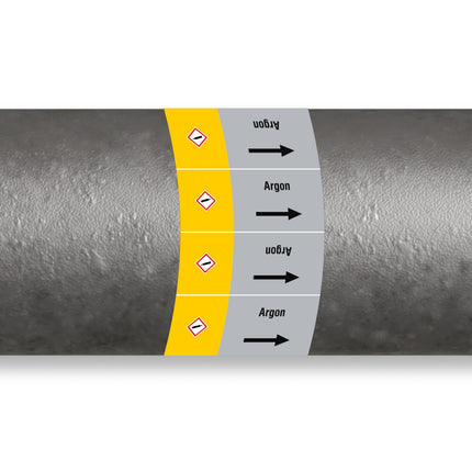 ISO 20560 Pipe Markers  Gas