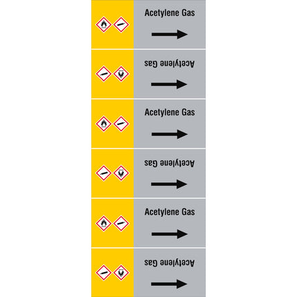ISO 20560 Pipe Markers  Gas
