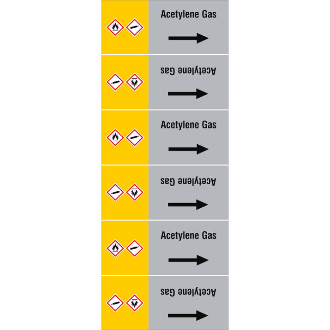 ISO 20560 Pipe Markers  Gas