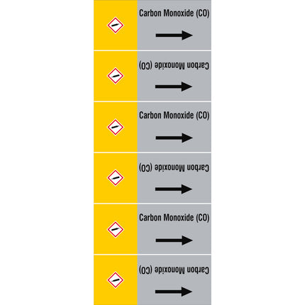 ISO 20560 Pipe Markers  Gas