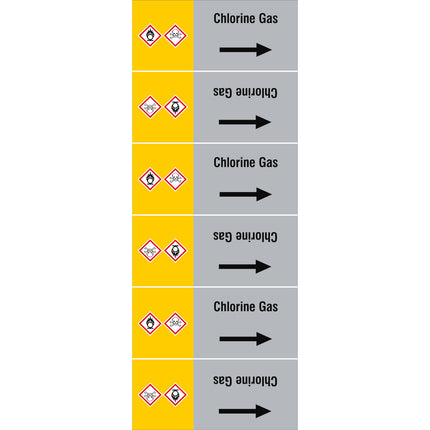 ISO 20560 Pipe Markers  Gas