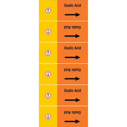 ISO 20560 Pipe Markers  Acids