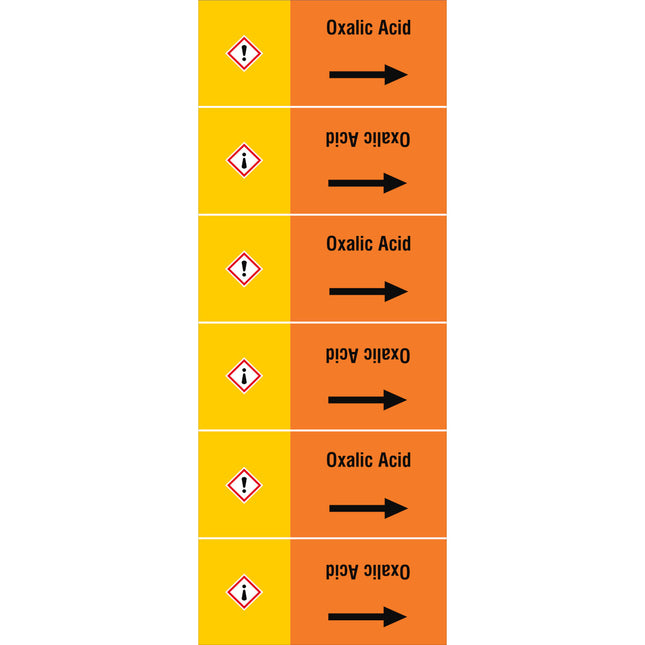 ISO 20560 Pipe Markers  Acids