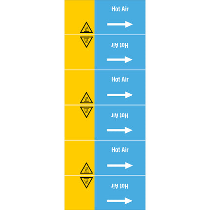 ISO 20560 Pipe Markers  Air