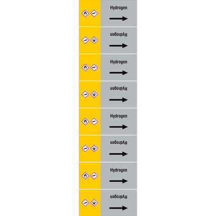 ISO 20560 Pipe Markers  Gas