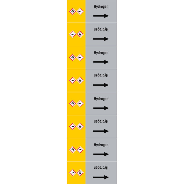 ISO 20560 Pipe Markers  Gas