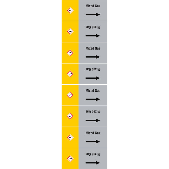 ISO 20560 Pipe Markers  Gas
