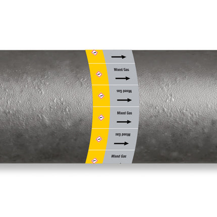 ISO 20560 Pipe Markers  Gas
