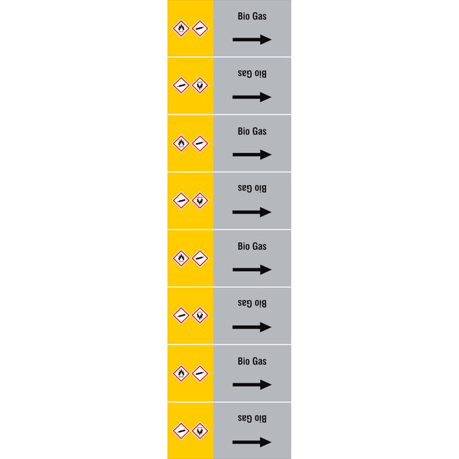 ISO 20560 Pipe Markers  Gas