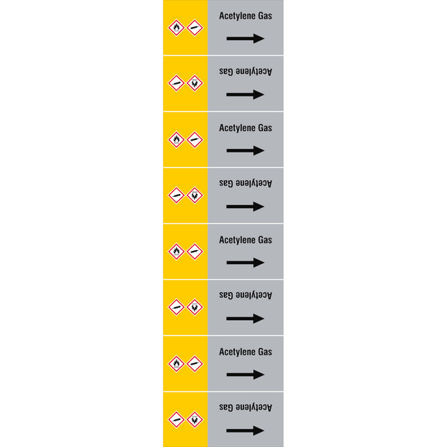 ISO 20560 Pipe Markers  Gas
