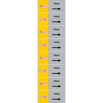 ISO 20560 Pipe Markers  Gas