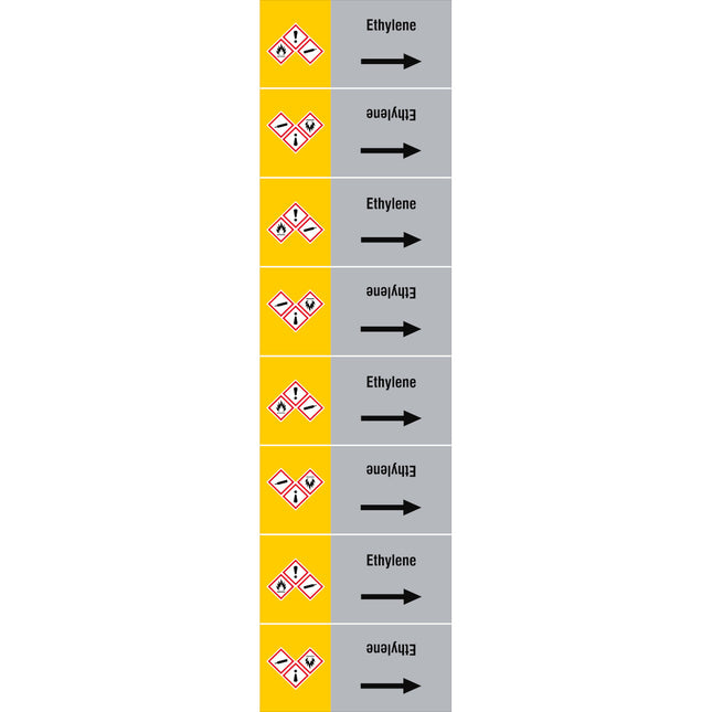 ISO 20560 Pipe Markers  Gas
