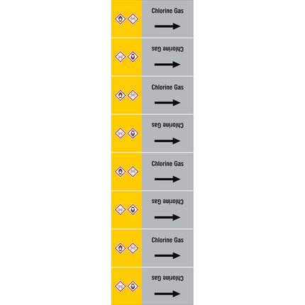 ISO 20560 Pipe Markers  Gas