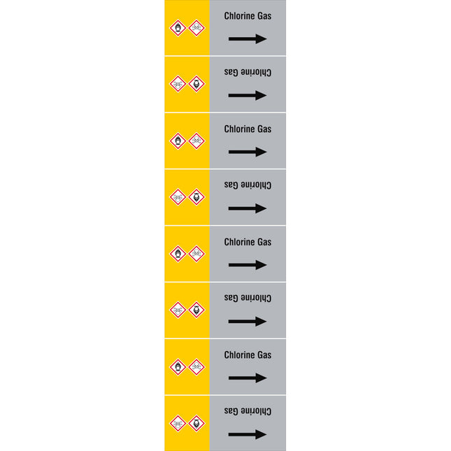 ISO 20560 Pipe Markers  Gas