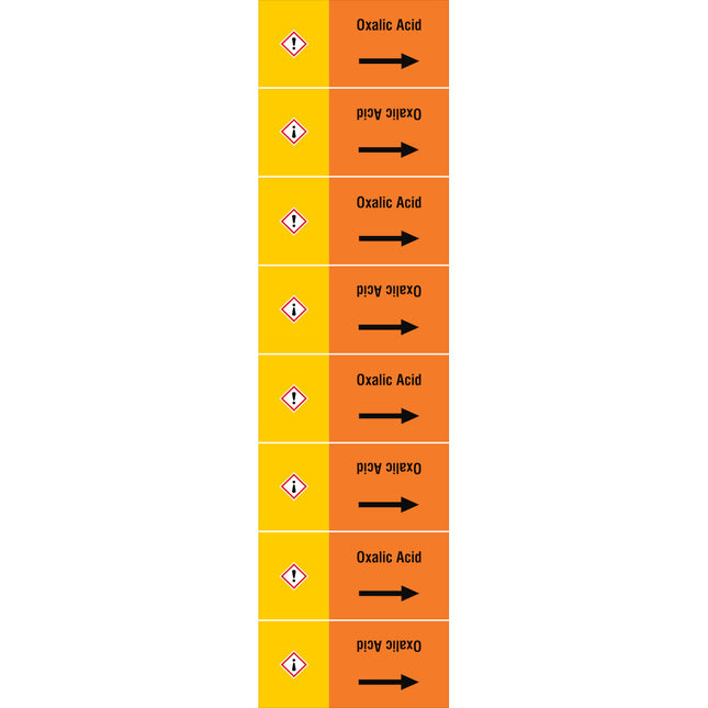 ISO 20560 Pipe Markers  Acids