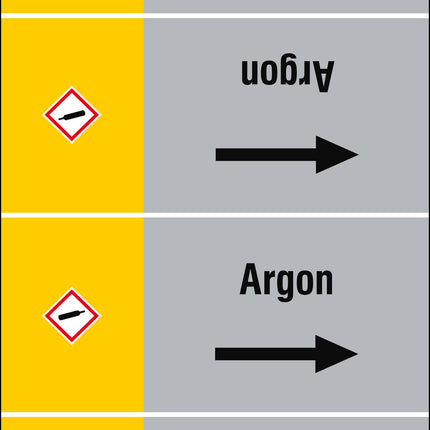 ISO 20560 Pipe Markers  Gas