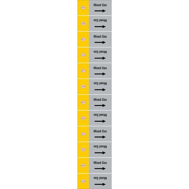 ISO 20560 Pipe Markers  Gas