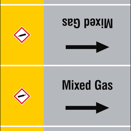 ISO 20560 Pipe Markers  Gas