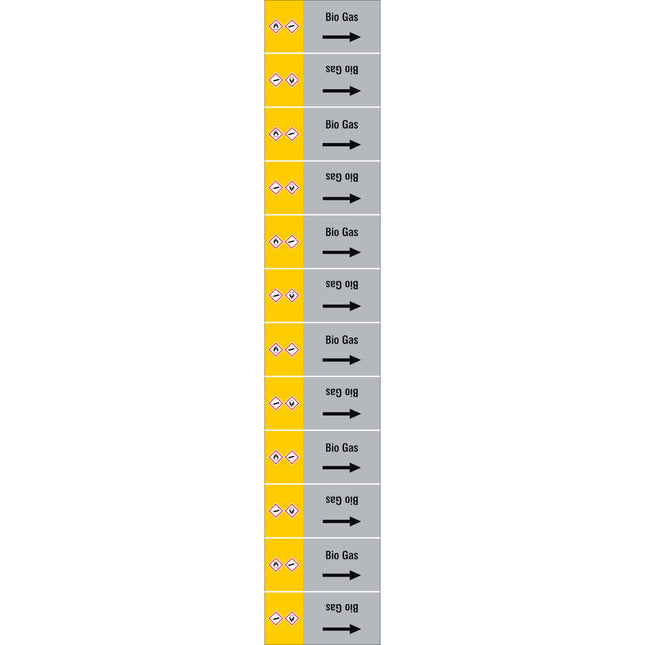 ISO 20560 Pipe Markers  Gas