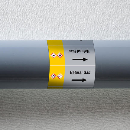 ISO 20560 Pipe Markers  Gas