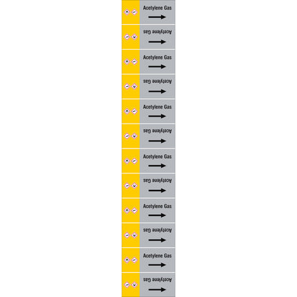 ISO 20560 Pipe Markers  Gas