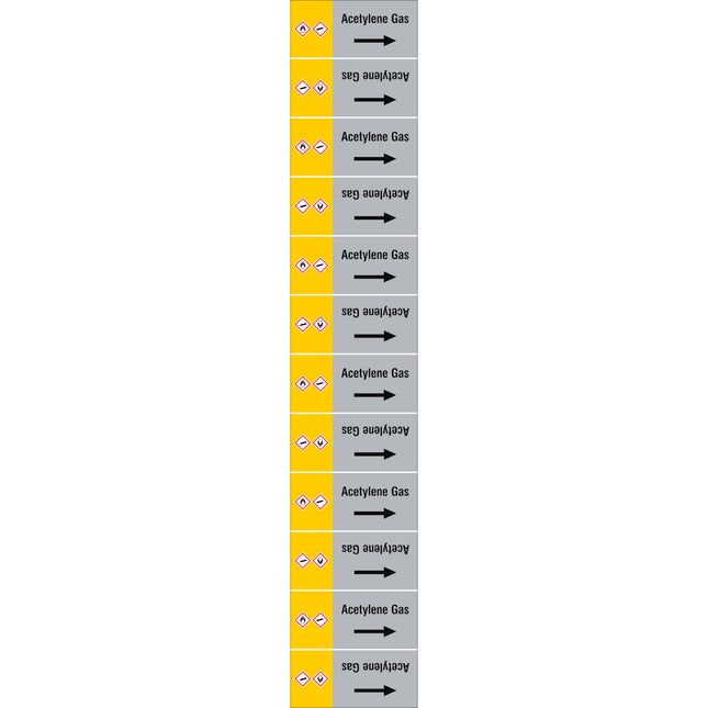 ISO 20560 Pipe Markers  Gas