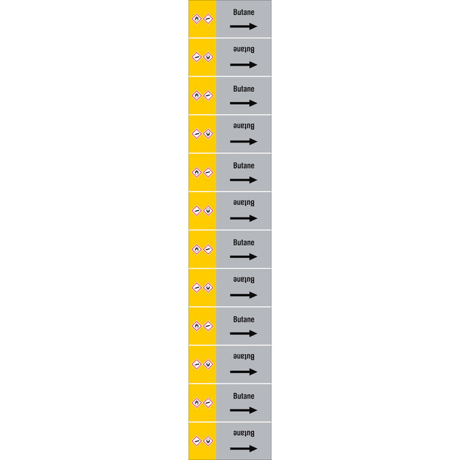ISO 20560 Pipe Markers  Gas