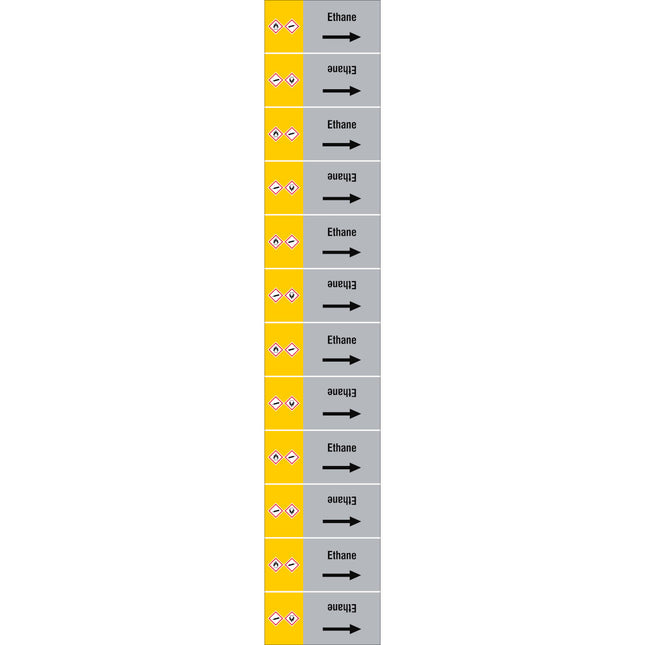 ISO 20560 Pipe Markers  Gas