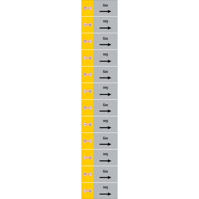 ISO 20560 Pipe Markers  Gas