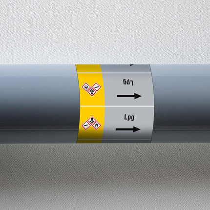ISO 20560 Pipe Markers  Gas