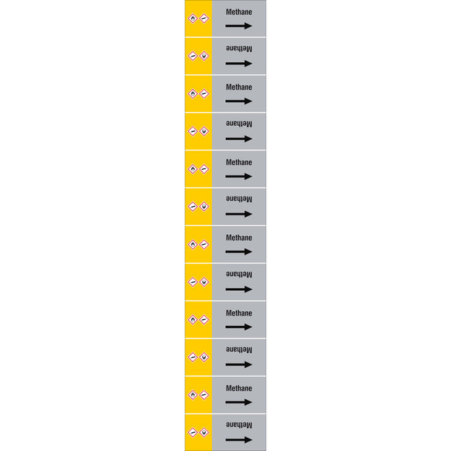 ISO 20560 Pipe Markers  Gas