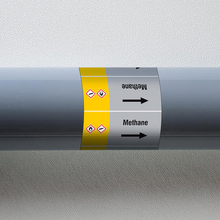 ISO 20560 Pipe Markers  Gas
