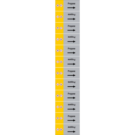 ISO 20560 Pipe Markers  Gas