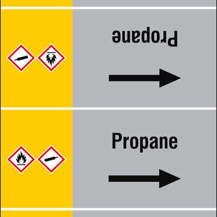 ISO 20560 Pipe Markers  Gas