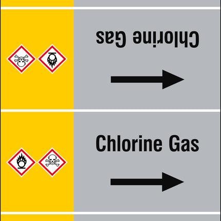 ISO 20560 Pipe Markers  Gas