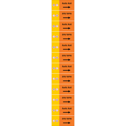 ISO 20560 Pipe Markers  Acids