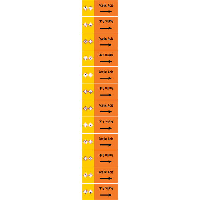 ISO 20560 Pipe Markers  Acids
