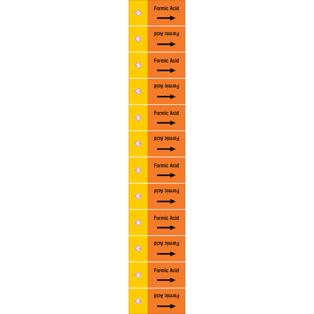 ISO 20560 Pipe Markers  Acids