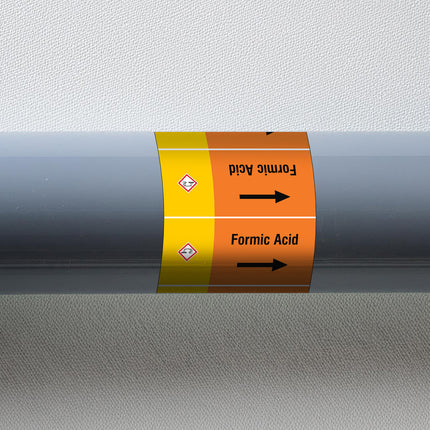ISO 20560 Pipe Markers  Acids