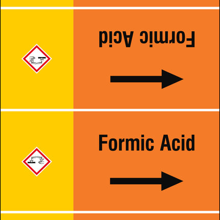 ISO 20560 Pipe Markers  Acids