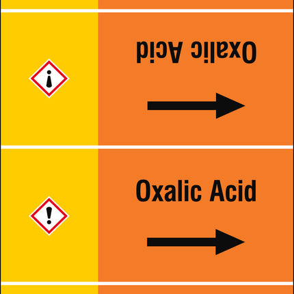 ISO 20560 Pipe Markers  Acids