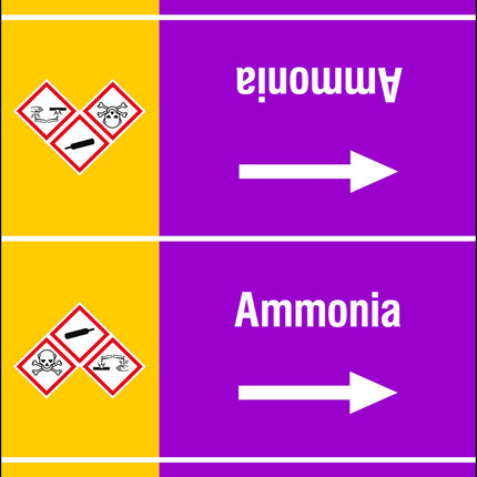 ISO 20560 Pipe Markers  Alkalis