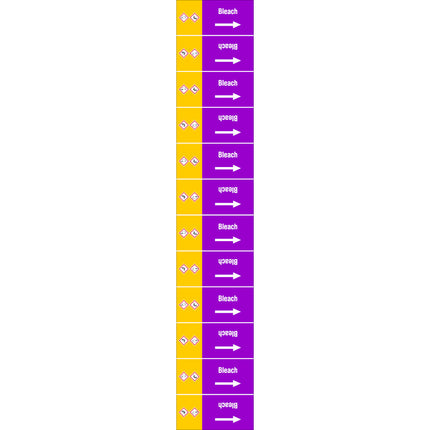 ISO 20560 Pipe Markers  Alkalis