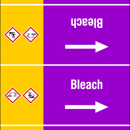 ISO 20560 Pipe Markers  Alkalis